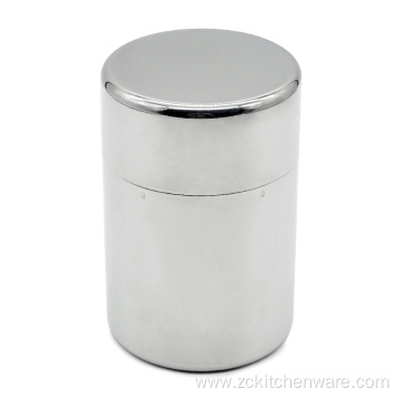 Airtight Double Lids Loose Tea Bags Tin Canister